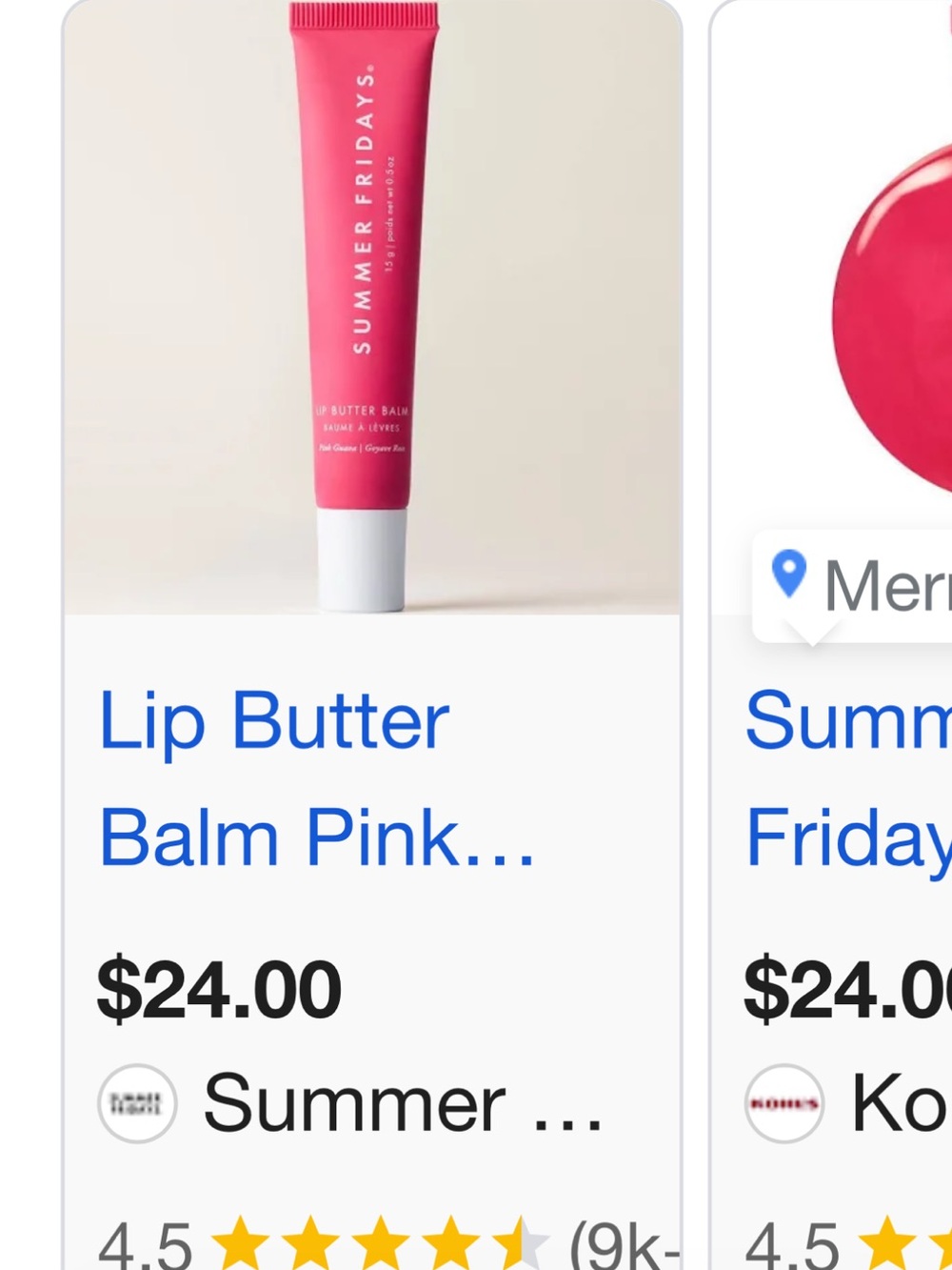 Summer Fridays lip butter balm Pink Guava qty 2 - Picture 4 of 4